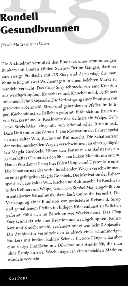 rondell gesundbrunnen