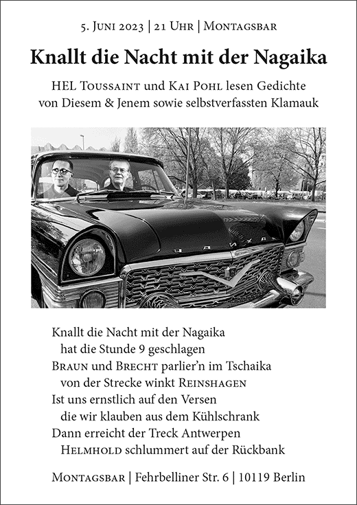 Knallt die Nacht …